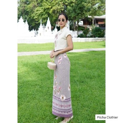 Cotton Top and Teen Jok Skirt Set