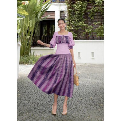 Cotton Lace and Yok Dok Dress
