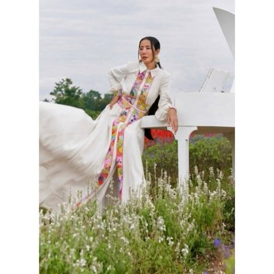 Hand-Embroidered Hemp Dress