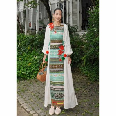 Hemp Hilltribe Embroidery Dress