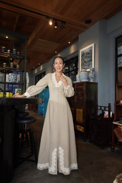 Hemp Blossoms Dress