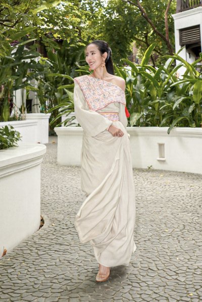 Soft Hemp Hilltribe Embroidery Dress