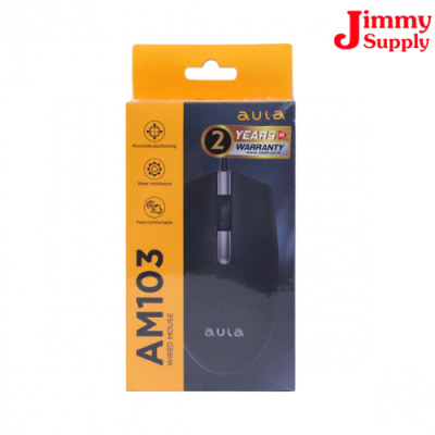 MOUSE AULA  AM103  BLACK