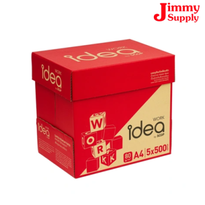 กระดาษถ่ายเอกสาร A4 IDEA WORK 80แกรม