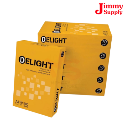 กระดาษถ่ายเอกสาร A4 Delight 70 แกรม