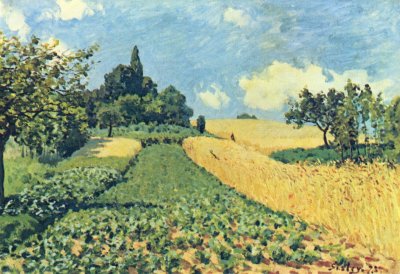 Grain fields on the hills of Argenteuil, 1873