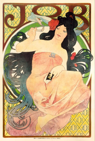  'Job' cigarette paper (1898)