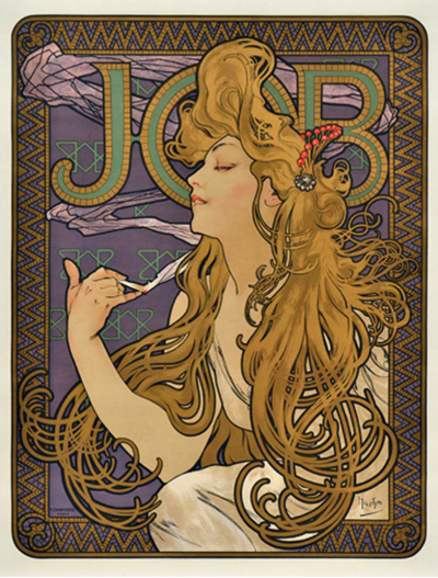  'Job' cigarette paper (1896)