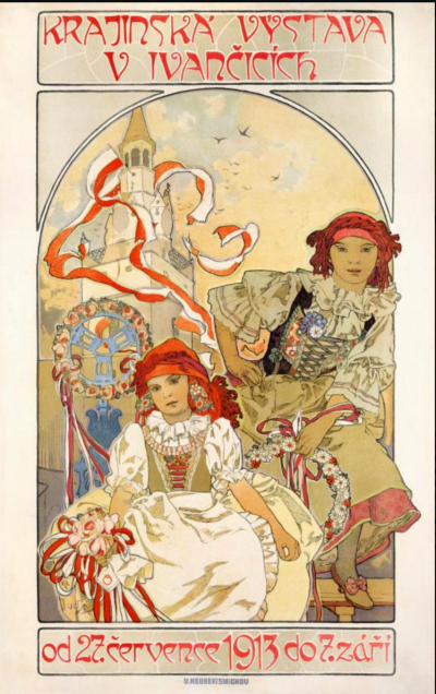 Regional Exhibition at Ivančice 1913