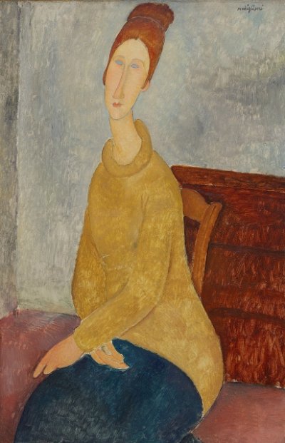 Jeanne Hébuterne with Yellow Sweater