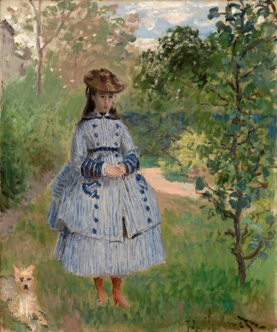 Girl with Dog