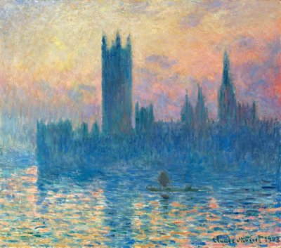 The Houses of Parliament, Sunset 