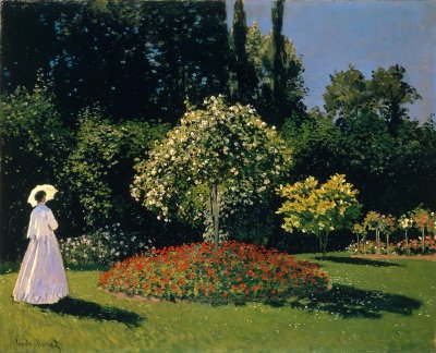 Woman in a Garden