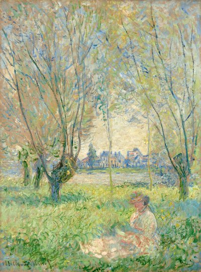 Woman Seated under the Willows