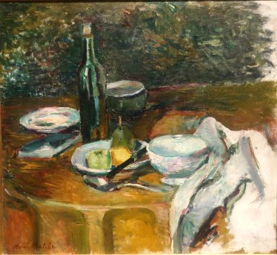 La Table Servie Dans Le Jardin
