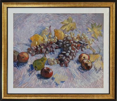 Grapes, Lemons, Pears, and Apples