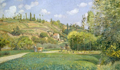 A Cowherd at Valhermeil, Auvers-sur-Oise