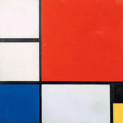 Composition II in Red, Blue, and Yellow