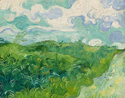 Green Wheat Fields, Auvers