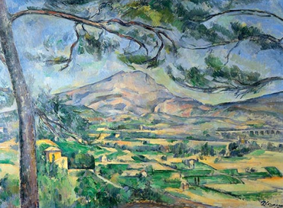 Mont Sainte-Victoire with Large Pine