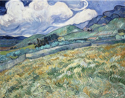 Mountain Landscape behind Saint-Paul Hospital