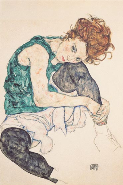 Seated Woman with Bent Knees