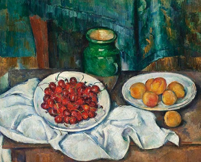Still Life with Cherries and Peaches