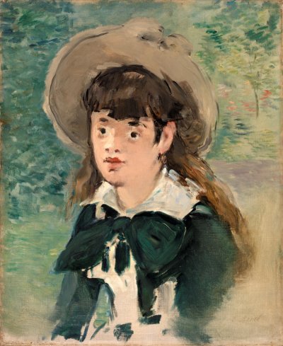 Young Girl on a Bench 