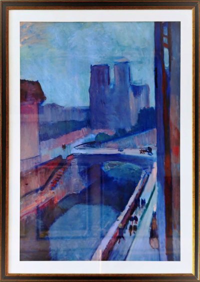 A Glimpse of Notre-Dame in the Late