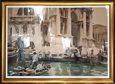 The Façade of La Salute, Venice