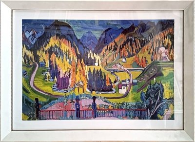 Sertig Valley in Autumn , 1925