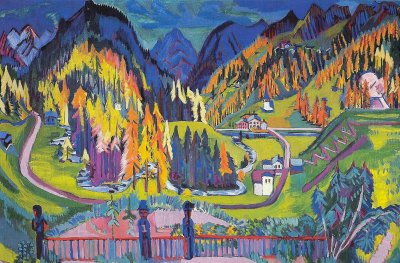 Sertig Valley in Autumn , 1925