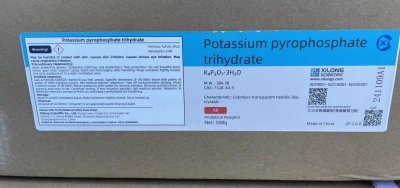 Potassium pyrophosphate trihydrate