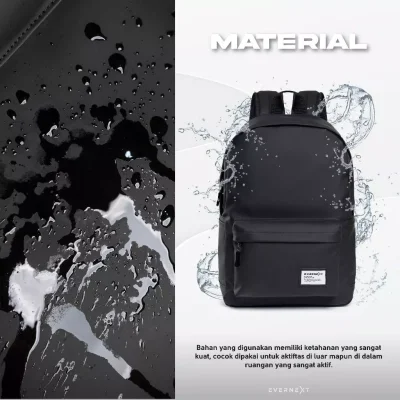 Evernext - Tas Ransel Pria Waterproof Tas Sekolah Kuliah Pria Wanita Tas Outdoor Anti Air Backpack Laptop Venom