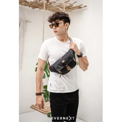 Evernext - Tas Selempang Pria Oregon Sling Bag Cowok Waist Bag Distro Tas Slempang Murah PREMIUM