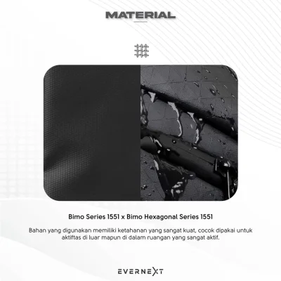 Evernext - Tas Selempang Pria Anti Air Waist Bag Curve Waterproof Tas Pinggang Pria Anti Air