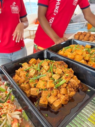 Racha Coral with sunset