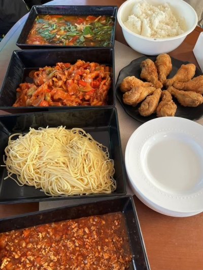 Racha Coral with sunset