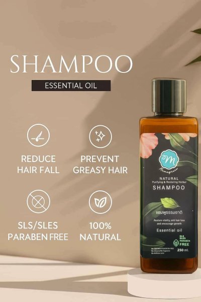 Natural Purifying&Restoring Herbal Shampoo