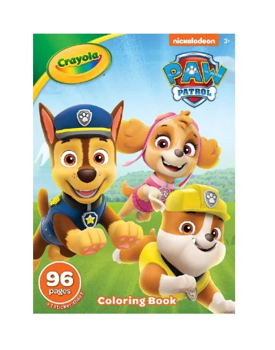 96PG Coloring Book, Paw Patrol