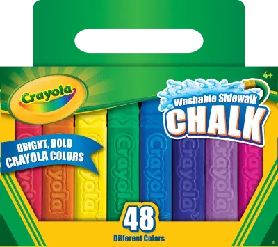 48 Ct. Washable Sidewalk Chalk