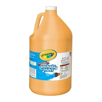 Washable Paint 128 oz. Bottle-Peach