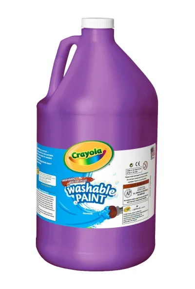 Washable Paint 128 oz. Bottle-Violet