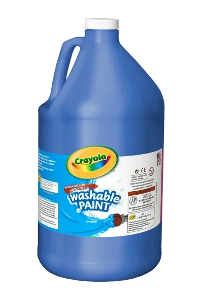 Washable Paint 128 oz. Bottle-Blue