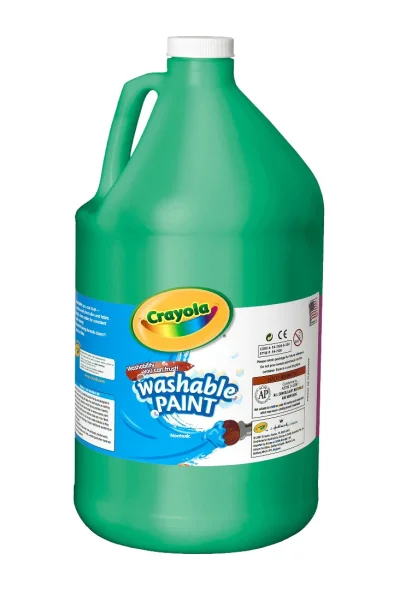 Washable Paint 128 oz. Bottle-Green