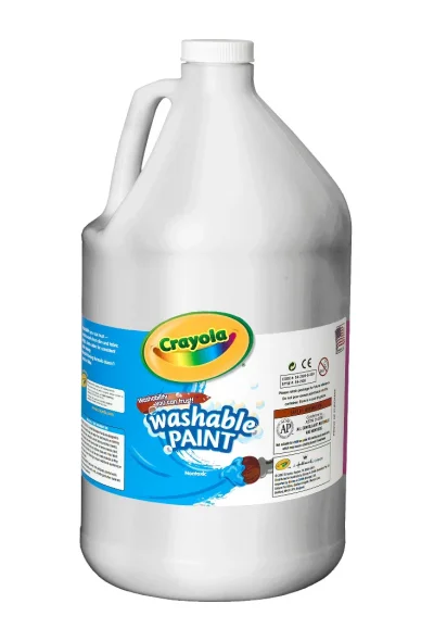 Washable Paint 128 oz. Bottle-White