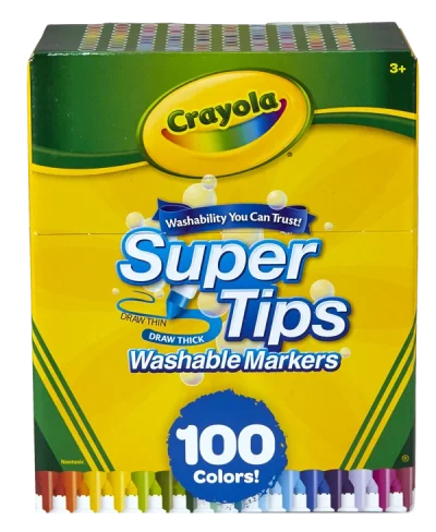 100 Ct. Washable Super Tips Markers