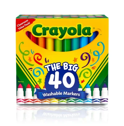 40 Ct. Ultra Clean Washable Broad line Markers