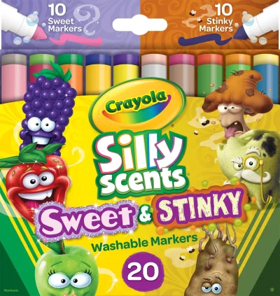20 Ct. Silly Scents Washable Markers