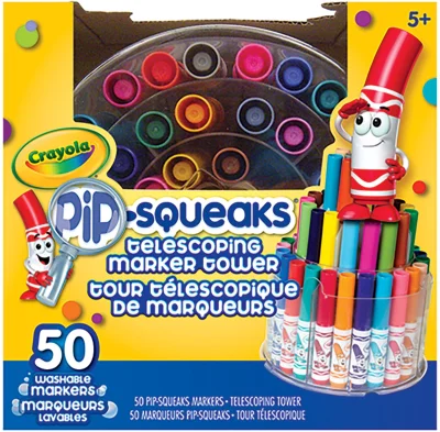 50 Ct. Pipsqueak Washable Markers Tower